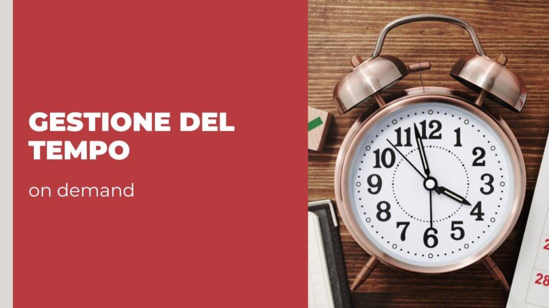 corso online gestione del tempo