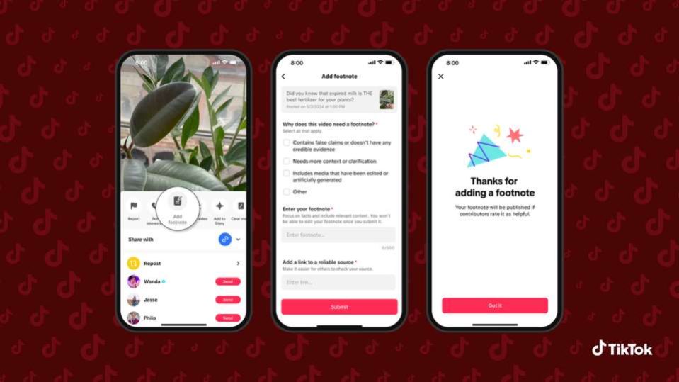 TikTok Footnotes - la funzione di fact-checking contro la disinformazione