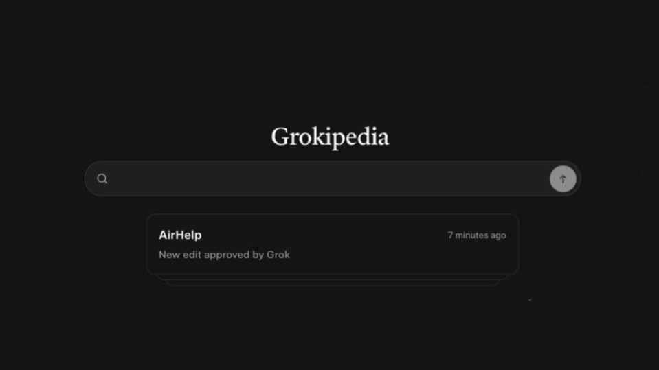 Grokipedia - nuova AI di Elon Musk che sfida Wikipedia