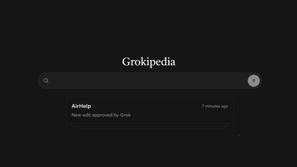 Grokipedia - nuova AI di Elon Musk che sfida Wikipedia