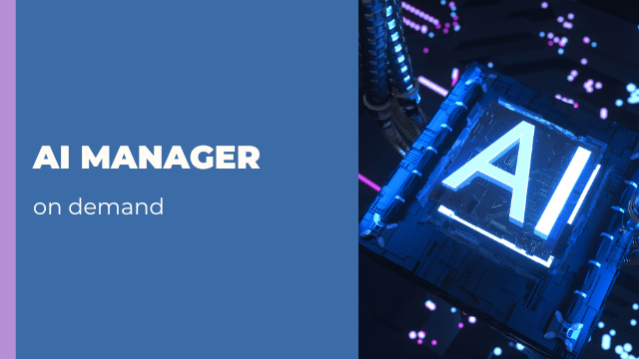 Corso online AI manager