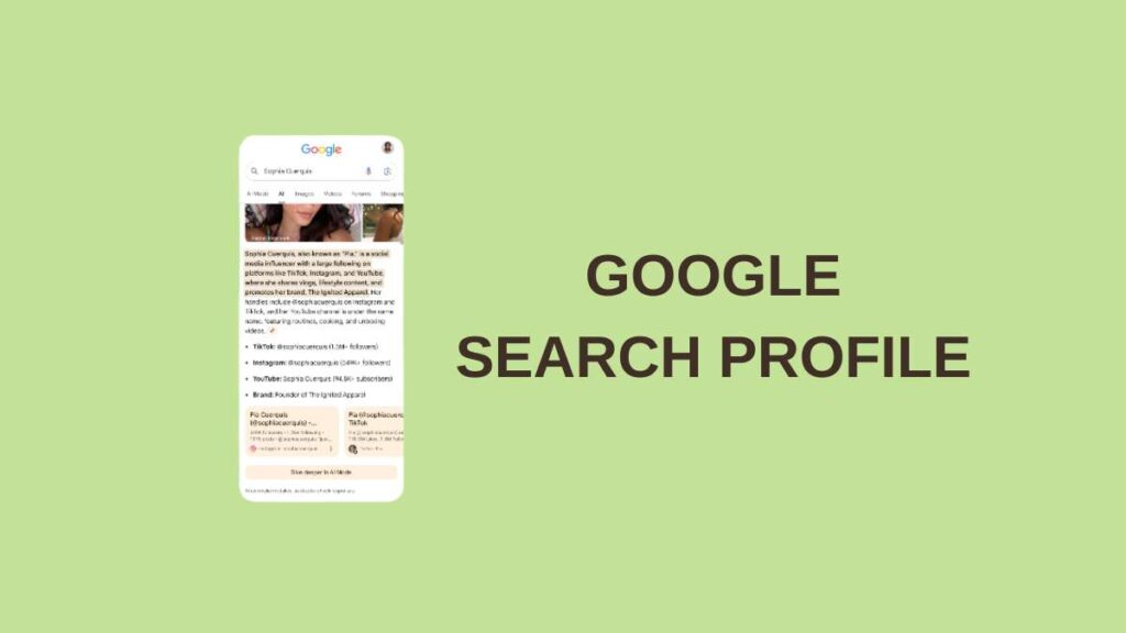 Search profiles su Google - collegare social e contenuti in un unico hub