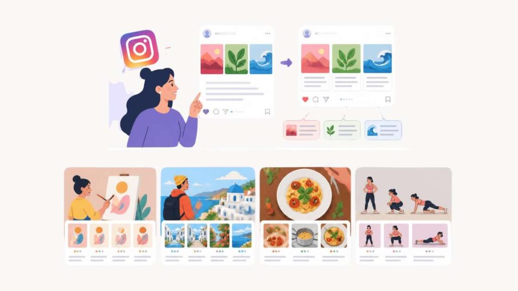 Testi didascalie carosello Instagram - cosa cambia per i creator