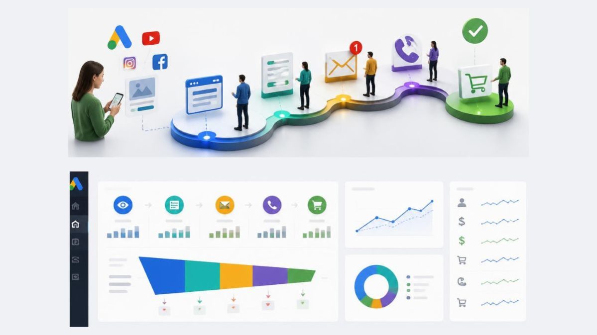 Le nuove funzionalità di mappatura del percorso dei lead in Google Ads