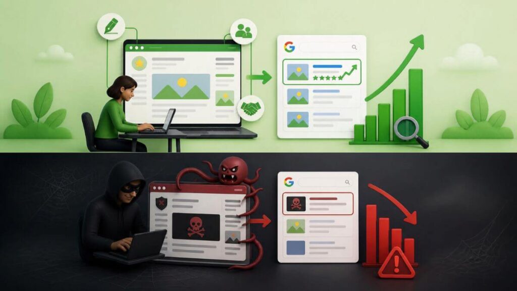 SEO parassita e Google - regole, rischi e penalizzazioni